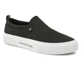 CALVIN KLEIN JEANS Tennis basses noires Vulcanized Skate Slip on Taille 40