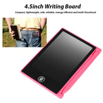 Lcd 4.5inch Handwriting Writing Tablet Drawing Board For Chi Red
