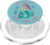 Mermaids Have More Fun Purple Haired Mermaid PopSockets PopGrip pour MagSafe