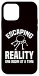 Coque pour iPhone 12 mini Escape Room - Échapper à la réalité une pièce à la fois