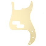 Musiclily 1Ply Cream 13 Hole PB Pickguard For Fender Standard Precision Bass