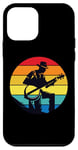 Coque pour iPhone 12 mini Lecteur banjo Sunset Music Lover