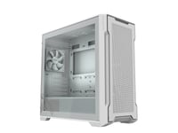 Gigabyte C102 Glass, Midi Tower, Pc, Vit, Mini-Atx, Glas, Plast, Stål, Spela