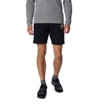 Columbia Men's Trek Hiking Shorts, Black, College Life Mini Logo, 4X/8" Inseam