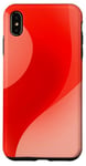 Coque pour iPhone XS Max Esthétique Rouge Abstrait