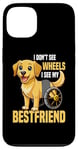 Coque pour iPhone 13 Chien en fauteuil roulant avec handicap chien mignon