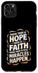 iPhone 11 Pro Max Where there is hope there is faith christian black women Case