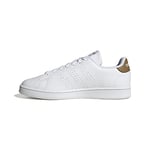 adidas Homme Advantage Shoes-Low, FTWR White/FTWR White/Bronze Strata, 36 2/3 EU