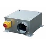 Unelvent - Caisson extra-plat Ecowatt isolé 25 mm, 600 m3/h, d 160 mm, inter prox s&p ( ) 244025