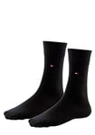 Tommy Hilfiger Classic Mens Socks (2-Pack) (Black) UK 9-11 (EU 43-46)