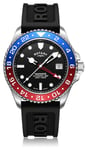 Rotary GS04378/95 Men's Seamatic Automatic GMT (42mm) Black Watch