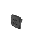 Hama Traveladapter Type E/F Universal World-EU Black