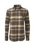 Chevalier Heron Flanellskjorte Dame, 42W, Soil Brown Checked