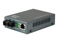 Levelone Fvt-1106 - Fibermediekonverterare - 100Mb Lan - 10Base-T, 100Base-Fx, 100Base-Tx - Rj-45 / Sc Enkelläge - Upp Till 120 Km - 1310 Nm