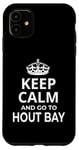 Coque pour iPhone 11 Hout Bay Souvenirs / Inscription « Keep Calm And Go To Hout Bay ! »