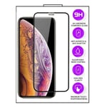 iPhone 11 / iPhone XR - 5D helskärm Härdat Glas - Svart Ram Transparent