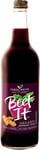 Organic Beetroot Juice with Ginger 750ml - Vegan, No Added Sugar, Pack of 6