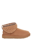 UGG Classic Ultra Mini Maxi Curly Boots, Chestnut