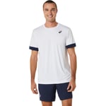 ASICS Court Tennis T-shirt Herre - Hvit - str. 2XL