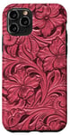 iPhone 11 Pro Pink Western Boho Rodeo Cowgirl Horse Bull Riding Floral Case