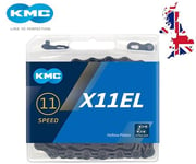 Genuine KMC X11EL Black Tech Bike Chain 118 Links Boxed New