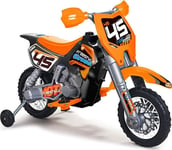 Feber Motorsykkel Cross Orange Med 6V Batteri For Barn Lumarko!