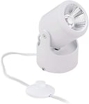 FSLIVING 5 Wattage LED Accent Uplight with Plug-in Foot Control On Off Switch, Portable Spot Light, White