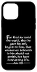 iPhone 12 mini John 3:16 Whole Verse King James Bible For God So Loved KJV Case