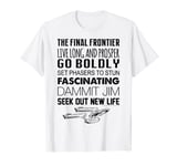 Star Trek The Original Series Quotes Text Poster T-Shirt