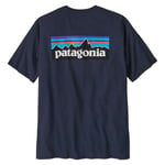 Patagonia M's P-6 Logo Responsibili-Tee New Navy - S