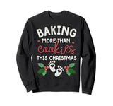 Baking More Than Cookies This Christmas Pregnancy Baker Sweatshirt