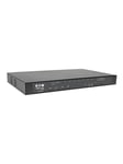 Tripp Lite Eaton series 8-Port Cat5 KVM over IP Switch with Virtual Media - 1 Local & 1 Remote User 1U Rack-Mount TAA