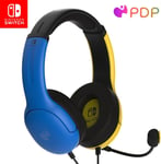 Casque Lvl40 Stéréo Pour Nintendo Switch, Jaune & Bleu [ Exclusive]