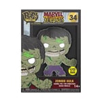Funko Pop! Large Enamel Pin MARVEL: Zombie Hulk - Hulk - Marvel Zombies Enamel Pins - Cute Collectable Novelty Brooch - for Backpacks & Bags - Gift Idea - Official Merchandise