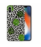 Coque iphone XR leopard jungle