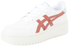 ASICS Femme Japan S PF Sneaker, White/Burnt Red, 36 EU