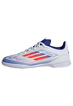 adidas F50 League Football Boots Indoor Chaussures, Cloud White/Solar Red/Lucid Blue, 28.5 EU