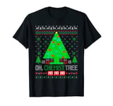 Oh Chemist Tree Christmas Chemistry Science Periodic Table T-Shirt