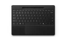 Microsoft Surface Pro Flex Keyboard - tastatur - med touchpad, accelerometer, Surface Slim Pen 2 opbevaring og opladningsbakke - AZERTY - fransk - sort Indgangsudstyr