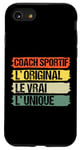 Coque pour iPhone SE (2020) / 7 / 8 Coach Sportif L' Original Cadeau Entraîneur De Sport Vintage