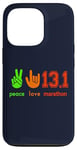 iPhone 13 Pro Peace Love 13.1 Half Marathon Cool Running Runners Case