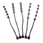Atx 4pin Ide Molex To 5 X Sata Series Ata Power Supply Cable 18a A3