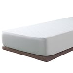 Savel - Protège-Matelas molletonné avec Traitement à l’Aloe Vera | Microfibre Extra Douce | Réversible et Adaptable | Taille du lit bébé 70x140cm