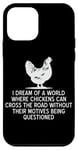 Coque pour iPhone 12 mini Appel à tous les amateurs de poulet : Chicken Lover is Fun