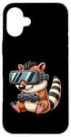 Coque pour iPhone 16 Plus Animal de joueur mignon avec des lunettes VR Cartoon