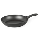 Salter BW11039EU7 Cosmos Collection 28 cm Frying Pan, Forged Aluminium, PFOA-Free Non-Stick Coating, Soft-Touch Handles, Corrosion Resistant, Dishwasher Safe, for Induction Hobs, Matte Grey, Silver