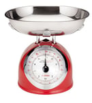 Judge Kitchen 5kg traditional scales red