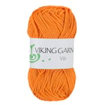 Vår Bomull 50 g Oransje 452 Viking Garn