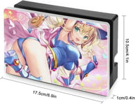 Switch Dock Cover Yu-Gi-Oh! Black Magician Girl Anime Switch Base Coque De Protection Dock Case Switch Housse De Protection D¿¿Di¿¿E Skin Console De Jeu Stockage Hydrofuge Anti-Empreintes