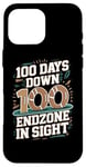 Coque pour iPhone 16 Pro Max Football 100e jour d'école 100 jours de réussite